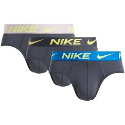 Slipy Nike Hip Brief 3Pk Dorośli. Szare slipki męskie Nike, s, bez wzorów, z elastanu. Za 205.99 zł.