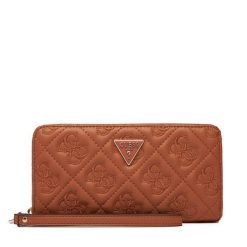Portfel Guess. Brązowe portfele damskie Guess. Za 249.99 zł.