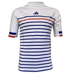 Rashguard adidas. Białe stroje kąpielowe damskie Adidas, bez wzorów, z lycry. Za 266.00 zł.