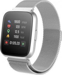 Smartwatch Forever ForeVigo 2 SW-310 Srebrny (GSM102360). Szare zegarki smartwatch Forever, bez wzorów. Za 190.00 zł.