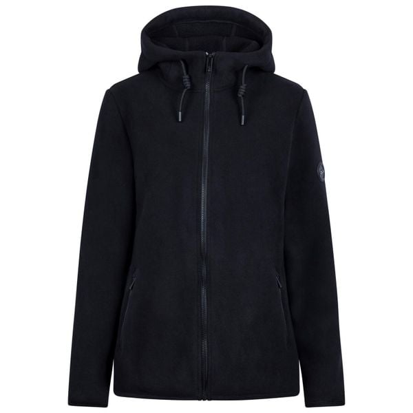Damska Bluza Polarowa Leila DLX. Czarne bluzy damskie Trespass, na zimę, bez wzorów, z polaru, sportowe, bez ramiączek, bez kaptura. Za 249.99 zł.