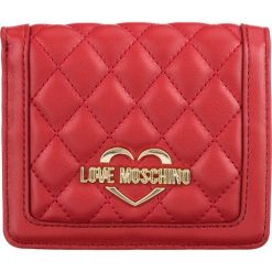 Love Moschino Portfel Czerwony. Czerwone portfele damskie Love Moschino, z materiału. Za 378.95 zł.