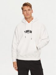 Off-White Bluza OMBB085G23FLE0150110 Biały Regular Fit. Białe bluzy męskie OFF-WHITE, m, bez wzorów, z bawełny, bez ramiączek, bez kaptura. Za 1,099.00 zł.