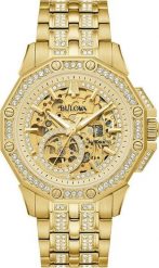 Zegarek Bulova Zegarek męski Bulova 98A292 CYRKONIE złoty. Żółte zegarki męskie Bulova, bez wzorów, złote. Za 2,956.00 zł.