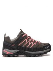 CMP Trekkingi Rigel Low Wnm Wp 3Q13246 Szary. Szare obuwie trekkingowe damskie CMP, ze skóry, bez zapięcia. Za 309.99 zł.