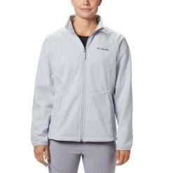 Kurtka Przejściowa Damska Columbia Kruser Ridge II Softshell. Szare kurtki sportowe damskie Columbia, m, bez wzorów, z softshellu, bez ramiączek, bez kaptura, trekkingowe. Za 337.30 zł.