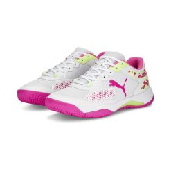 Buty męskie sportowe Puma SOLARSMASH RCT. Białe buty sportowe męskie Puma, bez wzorów, z materiału, bez zapięcia, tenisowe. Za 345.99 zł.