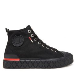 Trampki Palladium. Czarne trampki i tenisówki damskie Palladium, bez wzorów, bez zapięcia. Za 229.99 zł.