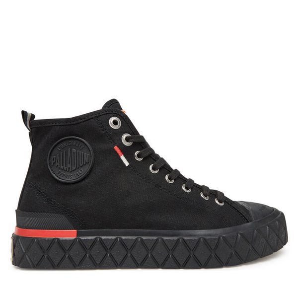Trampki Palladium. Czarne trampki i tenisówki damskie Palladium, bez wzorów, bez zapięcia. Za 289.99 zł.