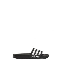 Klapki Adilette Shower. Białe klapki damskie Adidas, bez wzorów, sportowe, bez obcasa, bez zapięcia. Za 109.00 zł.