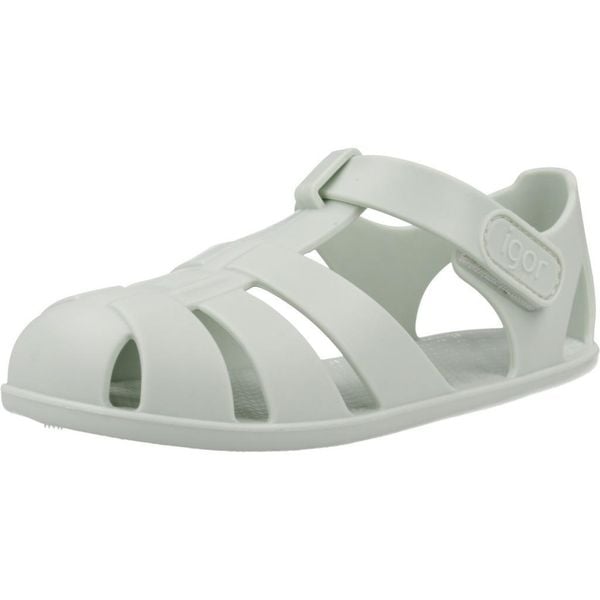 Sandały IGOR NEMO SOLID Zielony. Zielone sandały damskie Igor, bez wzorów, z gumy, bez zapięcia. Za 135.99 zł.