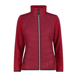 Damska kurtka puchowa CMP. Czerwone kurtki sportowe damskie CMP, xl, bez wzorów, z materiału, bez ramiączek, z kapturem, trekkingowe. Za 368.70 zł.