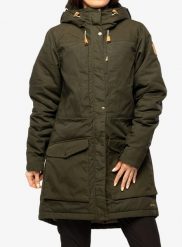 Kurtka ocieplana damska Fjallraven Singi Wool Padded Parka. Zielone parki damskie Fjällräven, na zimę, s, bez wzorów, z bawełny, bez kaptura. Za 2,294.65 zł.