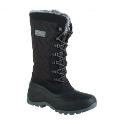 Buty CMP Nietos W 3Q47966-U973 czarne. Czarne śniegowce damskie z materiału, bez zapięcia. Za 544.21 zł.