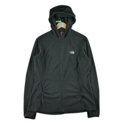 Damska czarna polarowa kurtka TNF. Czarne kurtki sportowe damskie The North Face, l, bez wzorów, z polaru, bez ramiączek, bez kaptura, trekkingowe. Za 170.36 zł.