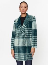 Guess Płaszcz przejściowy Ramona W3BL74 WFVO0 Zielony Regular Fit. Zielone płaszcze damskie Guess, m, z aplikacjami, z syntetyku, bez kołnierzyka, bez kaptura. Za 472.00 zł.