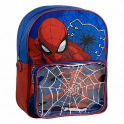 Plecak szkolny Spider-Man Ciemnoniebieski. Niebieskie plecaki męskie SPIDERMAN, bez wzorów, biznesowe. Za 72.25 zł.