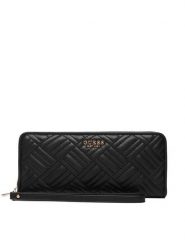 Guess Portfel Sally Slg SWQG99 21146 Czarny. Czarne portfele damskie Guess, ze skóry. Za 299.99 zł.