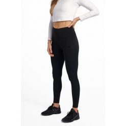 Legginsy fitness z wysokim stanem damskie Rough Radical Cover. Czarne legginsy damskie ROUGH RADICAL, bez wzorów. W wyprzedaży za 135.92 zł.