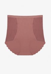 Ciemnofioletowa Bezszwowa Bielizna modelująca Majtki High Waist Falawena. Fioletowa majtki damskie Renee. Za 9.99 zł.