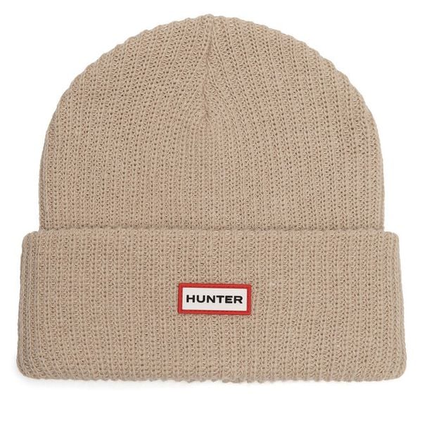 Czapka Hunter. Brązowe czapki męskie Hunter, na zimę, bez wzorów. Za 59.99 zł.