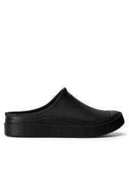 Hunter Klapki UFF1102EVA-BLK-W Czarny. Czarne klapki damskie Hunter, bez wzorów, z kauczuku, bez obcasa, bez zapięcia. Za 249.99 zł.