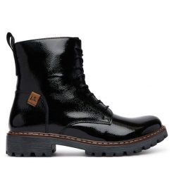 Trapery Josef Seibel. Czarne trapery damskie Josef Seibel, bez zapięcia. Za 539.99 zł.