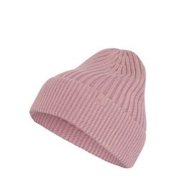 CZAPKA WASHED BEANIE. Fioletowe czapki damskie Adidas, bez wzorów, z bawełny, eleganckie. Za 129.00 zł.