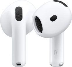 Słuchawki Apple AirPods 4 Zestaw słuchawkowy True Wireless Stereo (TWS) Douszny Połączenia/Muzyka/Sport/Codzienność Bluetooth Biały (MXP63AM/A). Białe słuchawki bezprzewodowe Apple. Za 599.99 zł.