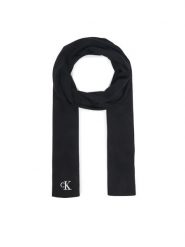 Calvin Klein Szalik Fine LV04D8021G Czarny. Czarne rękawiczki damskie Calvin Klein, bez wzorów, z wiskozy. Za 209.99 zł.