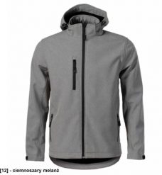 Performance 522 - ADLER - Softshell kurtka męska, 300 g/m2, 6% elastan, 94% poliester, - ciemnoszary melanż - rozmiar 3XL. Szare kurtki męskie MALFINI, m, bez wzorów, z elastanu, bez kaptura. Za 349.48 zł.