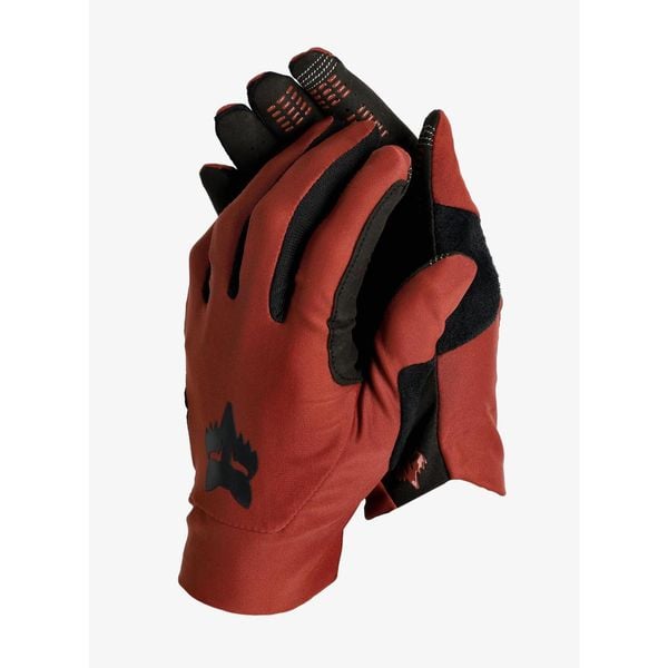Rękawiczki rowerowe męskie Fox Flexair Glove. Czerwone rękawiczki męskie FOX, bez wzorów. Za 135.99 zł.