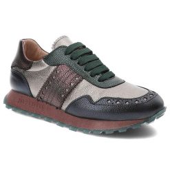 Szare Sneakersy Hispanitas Półbuty Sportowe Premium. Szare półbuty damskie Hispanitas, bez wzorów, ze skóry, sportowe, bez obcasa, bez zapięcia. Za 639.00 zł.