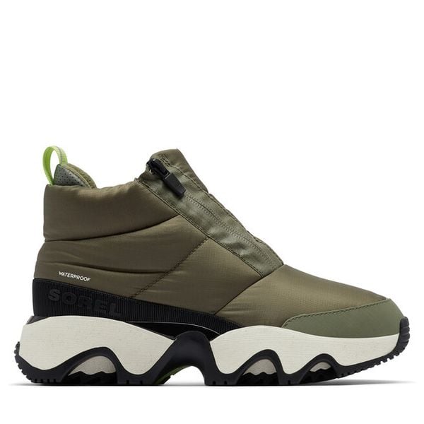 Śniegowce Sorel. Zielone śniegowce damskie Sorel, bez zapięcia. Za 499.99 zł.