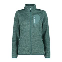 Damska bluza zapinana na zamek CMP. Niebieskie bluzy damskie CMP, bez wzorów, bez ramiączek, bez kaptura. Za 215.50 zł.