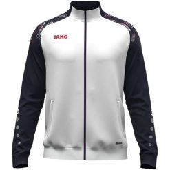 Kurtka Jako Sonic. Białe kurtki sportowe męskie Jako, m, bez wzorów, z materiału, bez kaptura, do biegania. Za 304.50 zł.