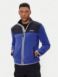 Napapijri Polar T-Dergana NP0A88V1 Niebieski Regular Fit. Niebieskie bluzy sportowe męskie Napapijri, m, bez wzorów, z polaru, bez kaptura. Za 489.99 zł.