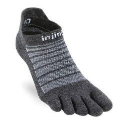 Skarpetki Injinji Lightweight No-Show Wool. Szare skarpetki damskie Injinji, bez wzorów, z wełny. Za 132.00 zł.