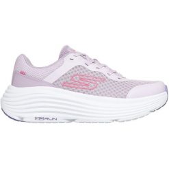 Buty sportowe damskie Skechers Max Cushioning Endea. Fioletowe obuwie sportowe damskie Skechers, bez wzorów, bez zapięcia, trekkingowe, Skechers Sport. Za 590.00 zł.