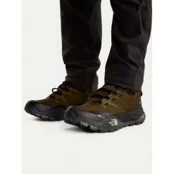 Trekkingi The North Face. Zielone buty zimowe męskie The North Face, z gore-texu, bez zapięcia. Za 799.99 zł.
