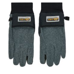 Rękawiczki Elmer. Szare rękawiczki damskie Elmer, bez wzorów, z dzianiny. Za 359.99 zł.