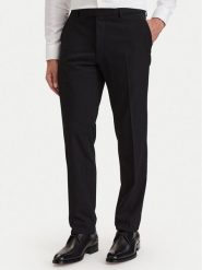 KARL LAGERFELD Spodnie materiałowe 255087 564008 Czarny Slim Fit. Czarne spodnie materiałowe męskie KARL LAGERFELD, bez wzorów, z materiału. Za 799.99 zł.