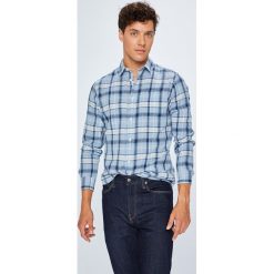 Premium by Jack&Jones - Koszula. Niebieskie koszule męskie Premium by Jack&Jones, l, bez wzorów, z bawełny, casualowe, bez kołnierzyka, bez ramiączek. W wyprzedaży za 139.90 zł.