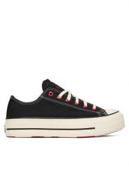 Converse Trampki Chuck Taylor All Star Lift Platform Hearts A19059C Czarny. Czarne trampki i tenisówki damskie Converse, bez wzorów, z materiału, bez zapięcia. Za 419.99 zł.