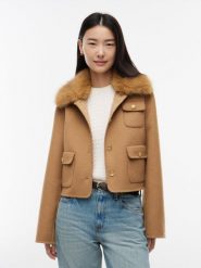 Tommy Hilfiger sweter wełniany Kobiety brązowy, 38. Brązowe swetry nierozpinane damskie Tommy Hilfiger, bez wzorów, z wełny, biznesowe, bez kołnierzyka, bez ramiączek. Za 1,299.95 zł.