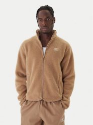 Adidas Polar Trefoil Essentials Teddy JW3530 Beżowy Loose Fit. Brązowe bluzy sportowe męskie Adidas, m, bez wzorów, z polaru, bez kaptura. Za 309.99 zł.