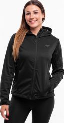 4f Kurtka przejściowa softshell z kapturem damska 4F F215 czarna L. Czarne kurtki sportowe damskie 4F, l, bez wzorów, z softshellu, bez ramiączek, z kapturem. Za 215.99 zł.