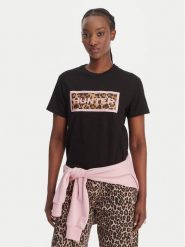 Hunter T-Shirt Essentials HARW0011261 Czarny Regular Fit. Czarne t-shirty damskie Hunter, s, bez wzorów, z bawełny, bez kołnierzyka, bez ramiączek. Za 99.99 zł.
