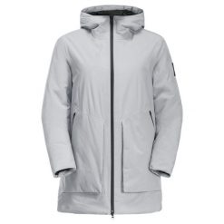 Damska kurtka puchowa Jack Wolfskin Luisenplatz. Szare kurtki damskie Jack Wolfskin, na zimę, s, bez wzorów, z materiału, bez kaptura. Za 1,256.00 zł.