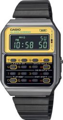 Zegarek Casio Vintage Zegarek męski Casio CA-500WEGG-9BEF czarny. Czarne zegarki męskie Casio Vintage, bez wzorów. Za 449.00 zł.